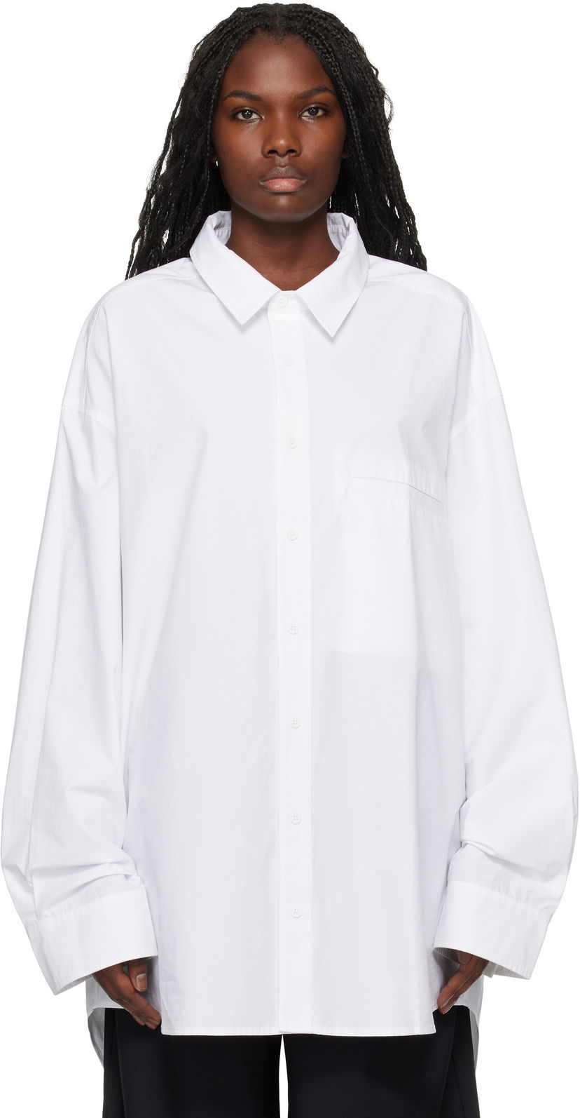 Srajce Entire Studios Giant Shirt Bela | ES2565WH