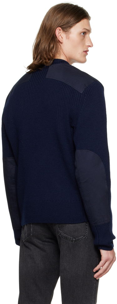 Pleteni pulover rag & bone Rag & Bone Dexter Mixed Media Sweater Mornarica | MBS22F017BW17, 2
