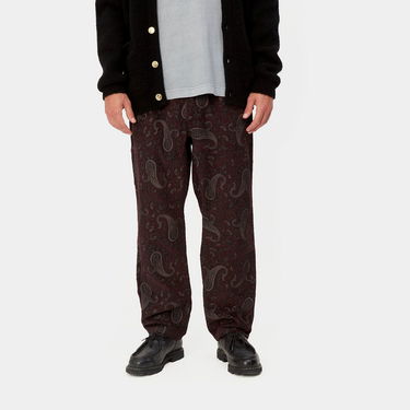Hlače Carhartt WIP Flint Pant Paisley Print "Buckeye rinsed" Rjava | I029443_1U6_02, 0