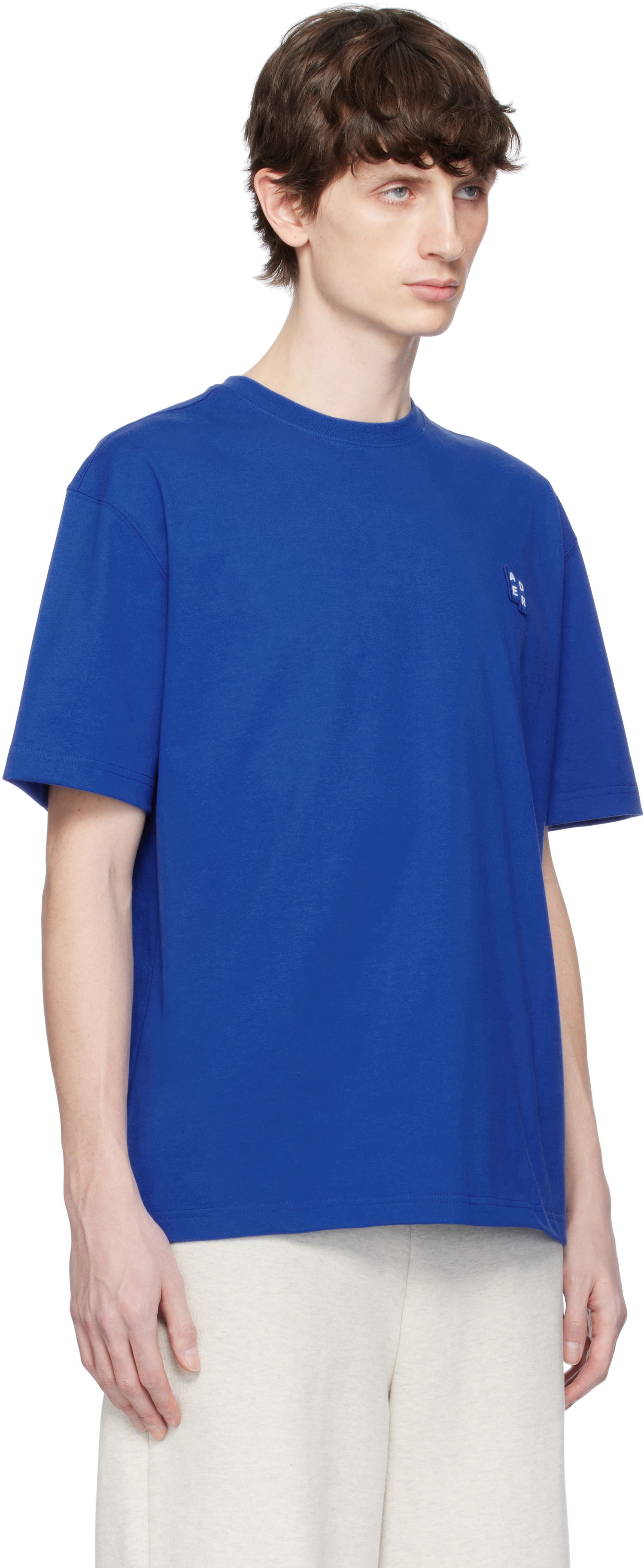 Majica ADER ERROR ADER error Sig; TRS Tag 01 T-Shirt Modra | BO42FYTS0101BL, 1