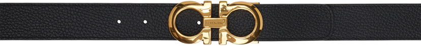 Pasovi FERRAGAMO Salvatore Ferragamo Key Focus Reversible Belt Črna | 776309