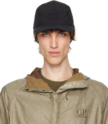 Kapa C.P. Company C.P. Company Paper Touch Logo Cap Črna | 18CMAC225A-110188A, 0