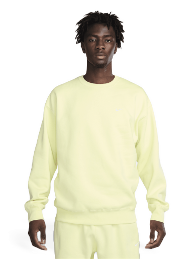 Pulover Nike Solo Swoosh Fleece Crew Rumena | DX1361-331