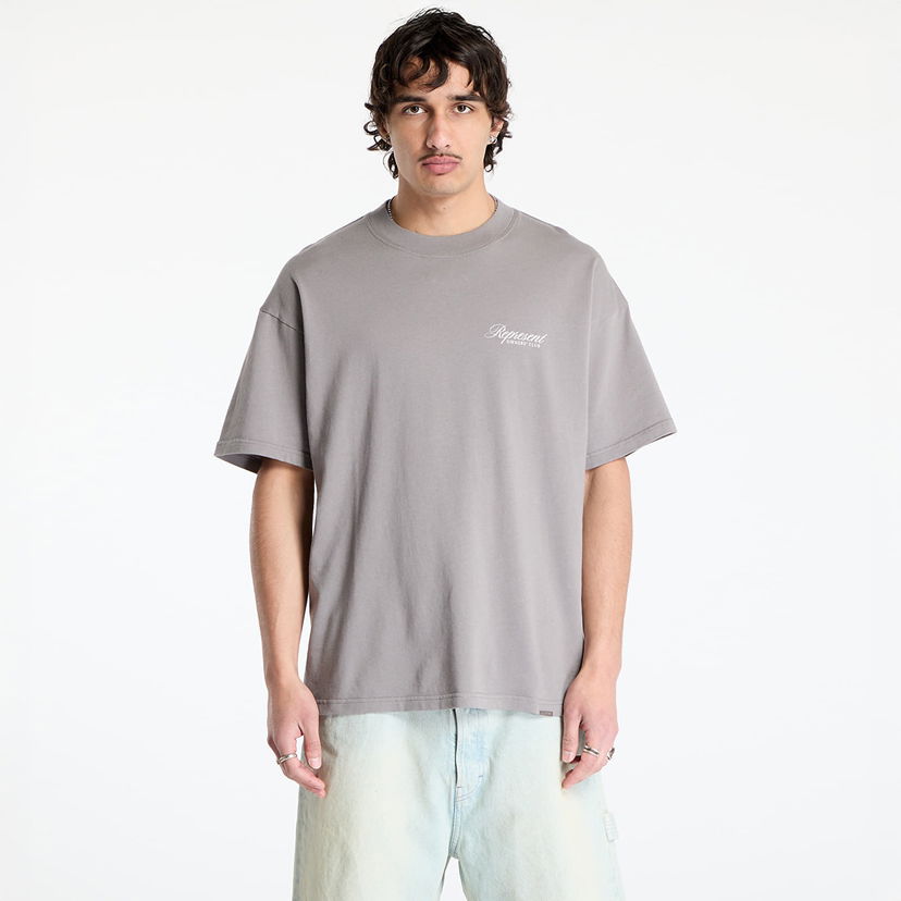 Majica Represent Clo Represent Owners Club Script T-Shirt Siva | OCM41201-46