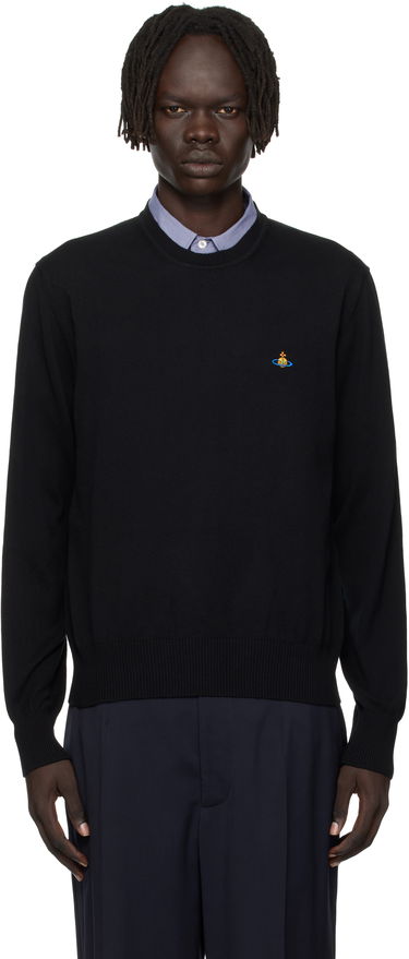 Pleteni pulover Vivienne Westwood Vivienne Westwood Alex Round Neck Sweater Črna | 27010012-Y001V-, 0