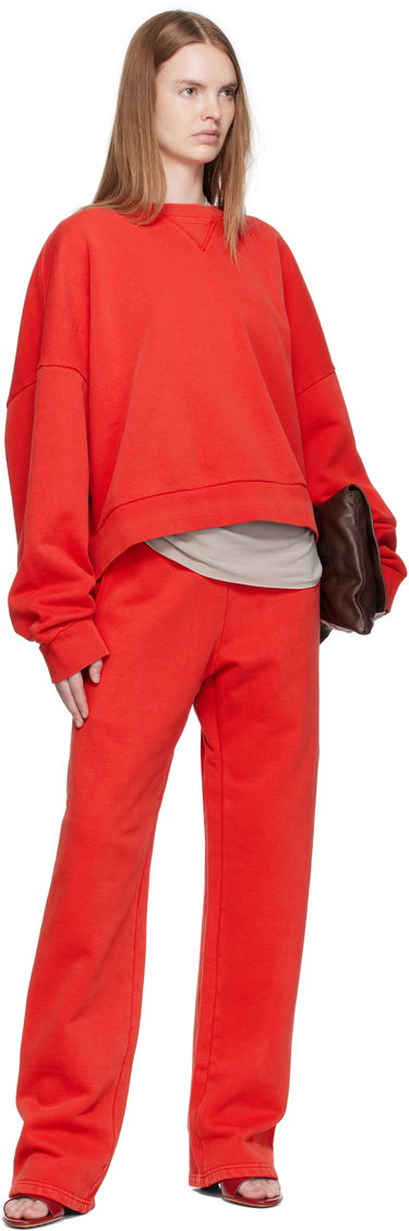 Pulover Entire Studios Entire Studios Box Crew Sweatshirt Rdeča | ES2126CH, 3