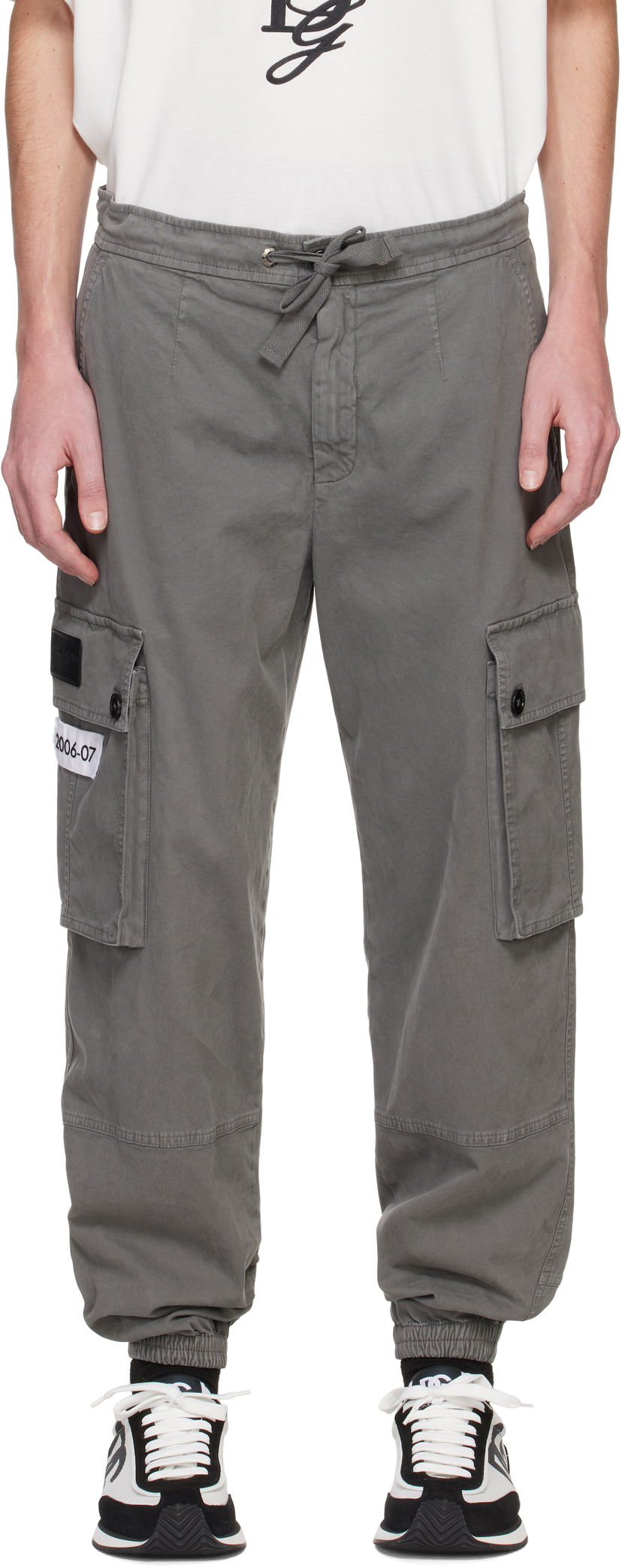 Cargo hlače Dolce & Gabbana Cargo Pants Siva | GVCYHTG8LH2