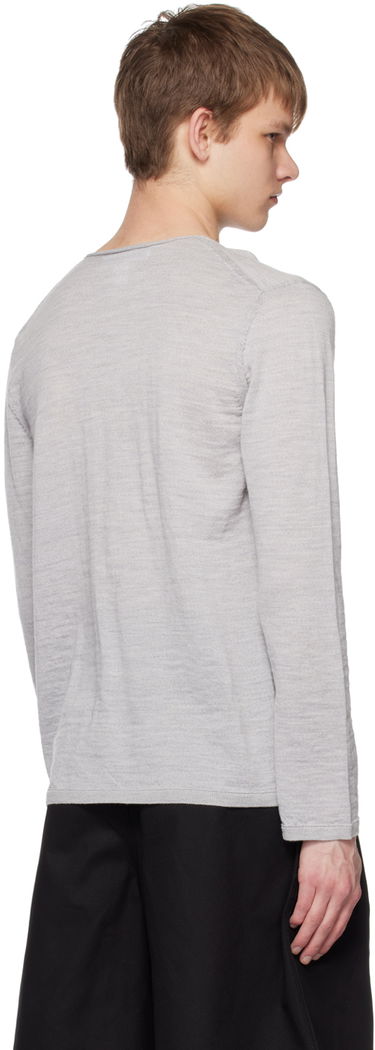 Pleteni pulover Comme des Garçons Comme des Garçons Shirt Brett Westfall Edition Mushroom Intarsia Sweater Siva | FK-N003-051, 2