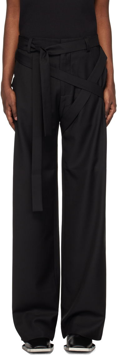 Hlače HELIOT EMIL Aegis Tailored Trousers Črna | AW24_M_10_182_BLK01, 0
