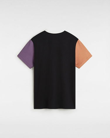 Majica Vans Colorblock Boyfriend Fit T-shirt Črna | VN000JDK1KP, 1