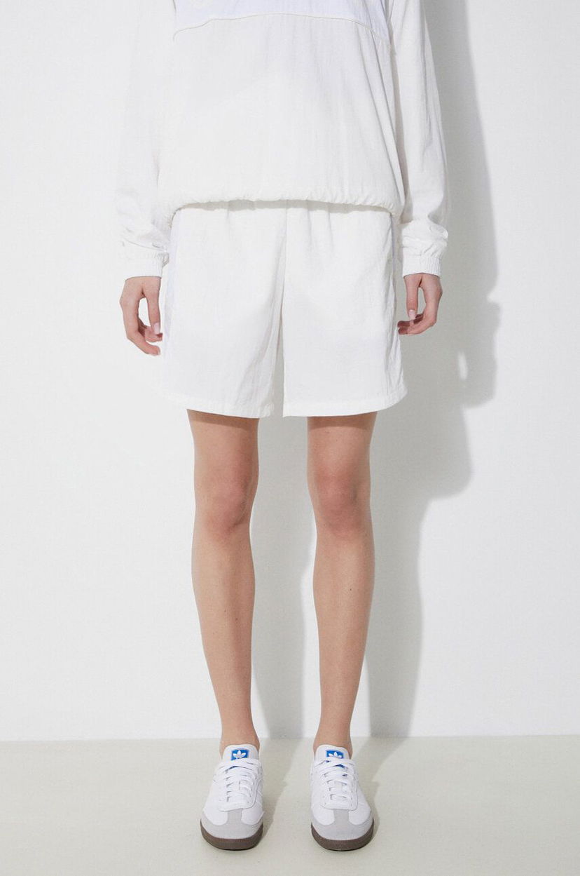 Kratke hlače adidas Originals High Waist Shorts Bela | IR5283