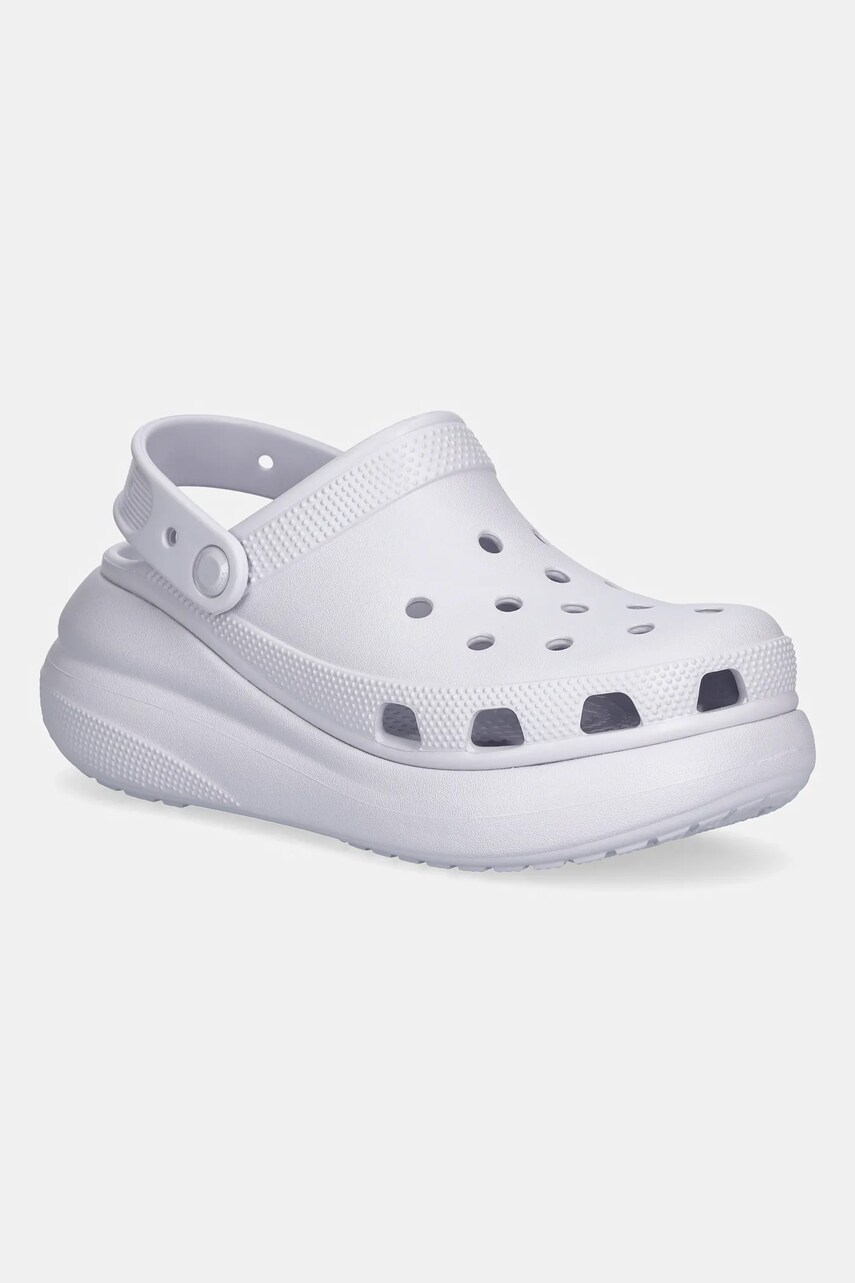 Superge in čevlji Crocs Crocs Classic Crush Clog Platform Bela | 207521.5BO, 0