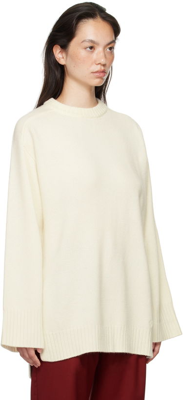 Pleteni pulover Loulou de Saison Loulou de Saison Safi Ribbed Knit Sweater Rdeča | SAFI, 4