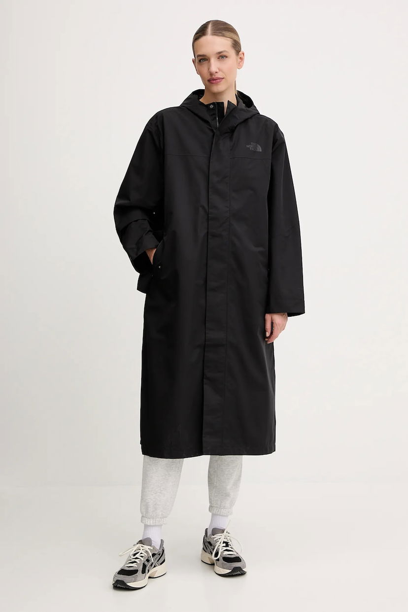 Plašči The North Face Nukabira Transitional Long Coat Črna | NF0A8DTNJK31