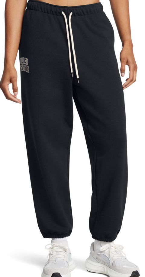 Trenirka Under Armour Under Armour UA Icon HWT Terry OS Pants Črna | 1386496-001
