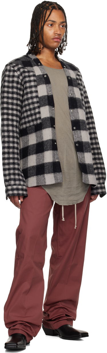 Hlače Rick Owens Concordians Dietrich Drawstring Trousers Bordo | RU02E1378 TE, 3