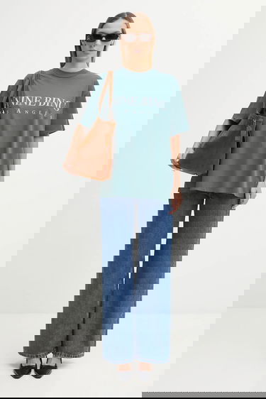 Majica Anine Bing Anine Bing Ashton Oversized T-Shirt Zelena | A.08.10133, 4