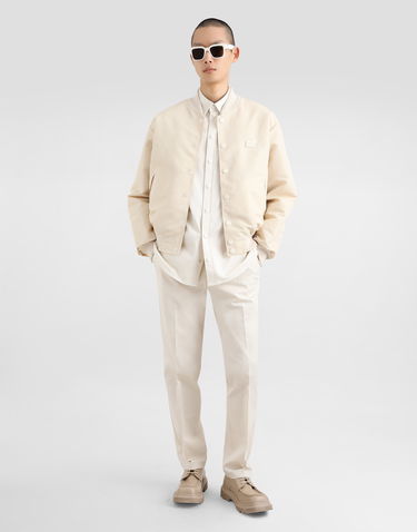 Hlače Dolce & Gabbana Dolce & Gabbana Tailored Cotton Pants Bela | GP0R4TFUFL3W0802, 1