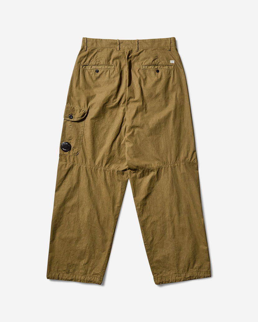 Cargo hlače C.P. Company Peached Microreps Cargo Pants Zelena | 19CMPA065A-110324G 652