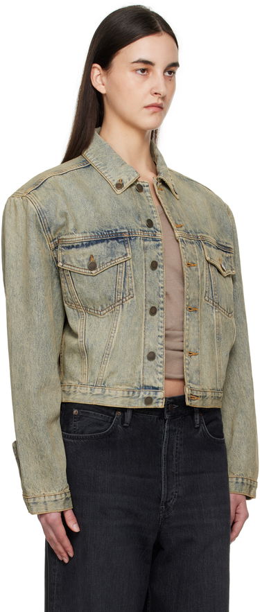 Jakna Entire Studios Entire Studios Shrunken Denim Jacket Rumena | ESU-S25-11002-SW, 4
