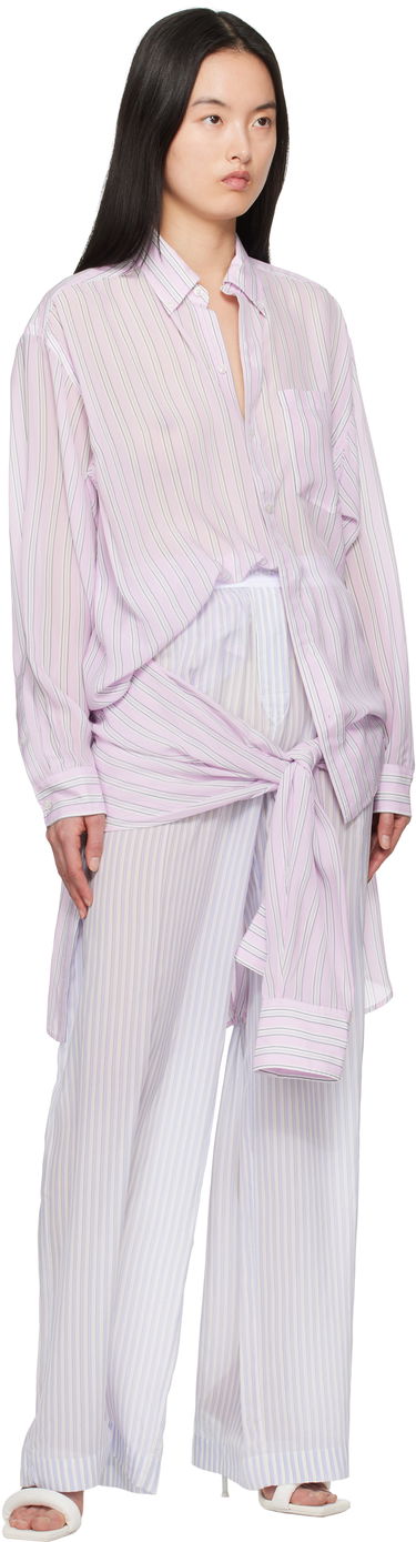 Hlače Alexander Wang Alexander Wang Pre-Styled Boxer Striped Trousers Večbarvna | 1WC2254829, 3