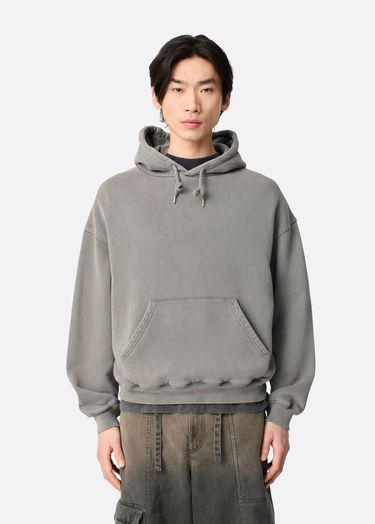Pulover AXEL ARIGATO Distort Washed Hoodie Siva | A3434001, 2
