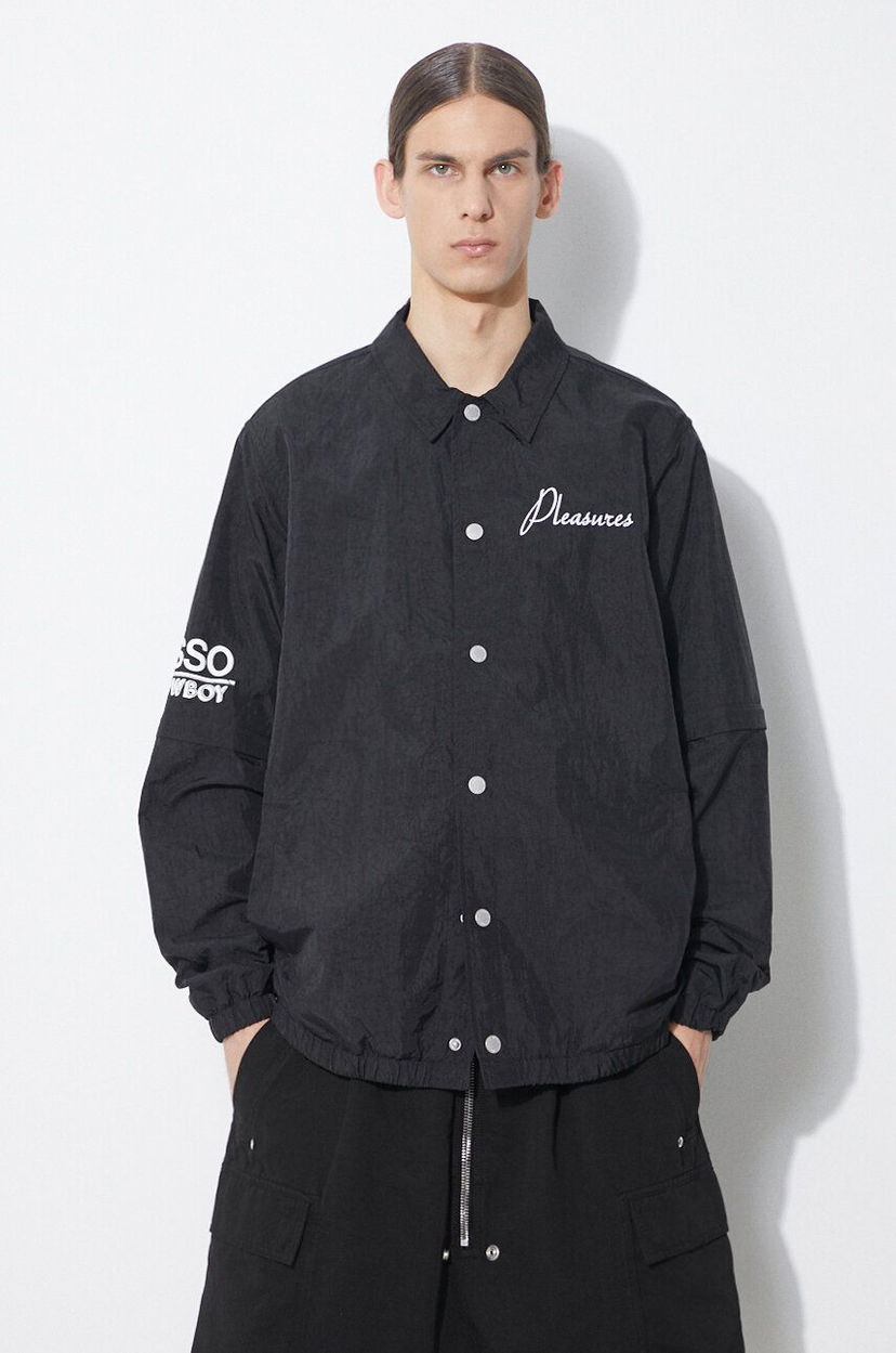 Vetrovka Pleasures Gypsy Coach Jacket Črna | P24SP009.BLACK