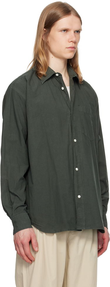 Srajce NORSE PROJECTS Norse Projects Mo Cotton Tencel Shirt Zelena | N40-0822, 1