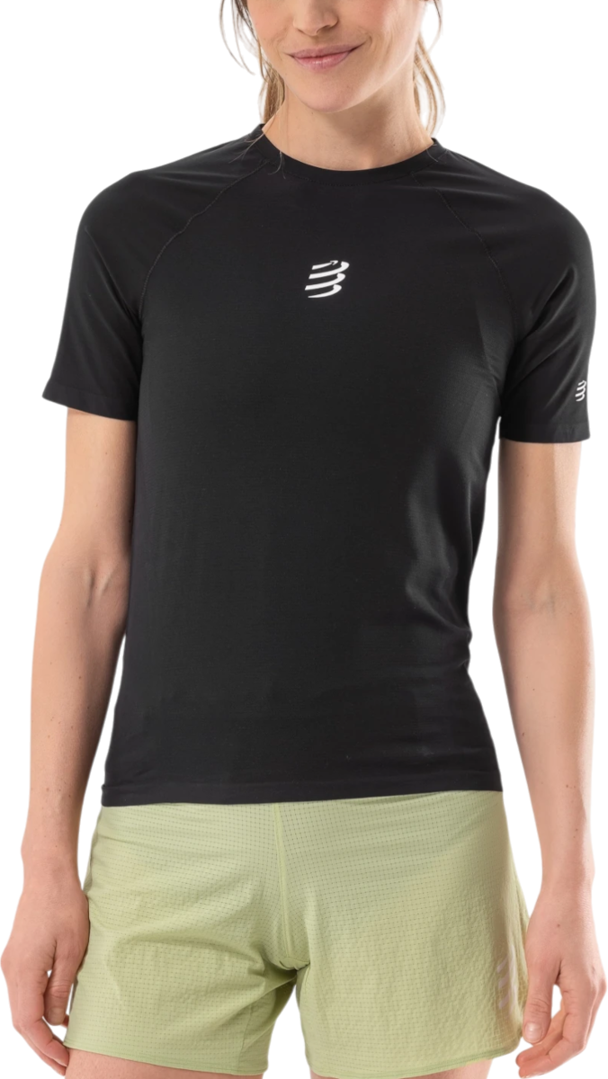 Majica Compressport Trail Running Short Sleeve T-Shirt Črna | atsw3649-atsw3649000