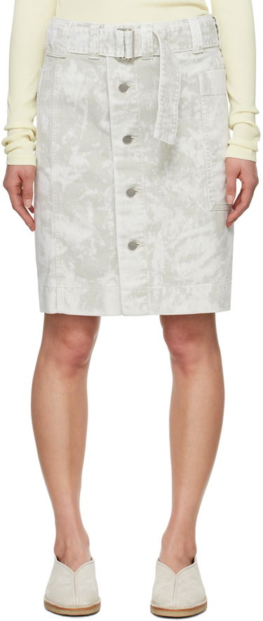 Krila LEMAIRE Lemaire Apron Denim Miniskirt Bela | SK1024 LD1012, 0