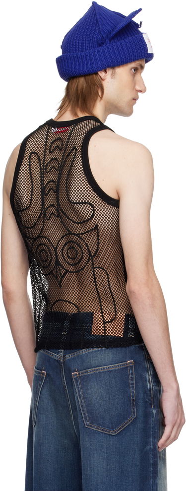 Majica brez rokavov Charles Jeffrey Loverboy Charles Jeffrey LOVERBOY Graphic Net Tank Top Modra | 54080301, 2