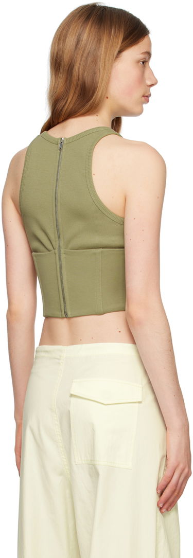 Majica brez rokavov Dion Lee Dion Lee Float Ribbed Tank Top Zelena | C3146P23, 2