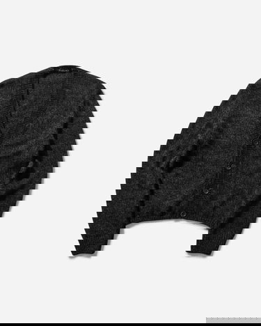 Pleteni pulover OUR LEGACY Academy Cardigan Črna | W4243AP PN, 0