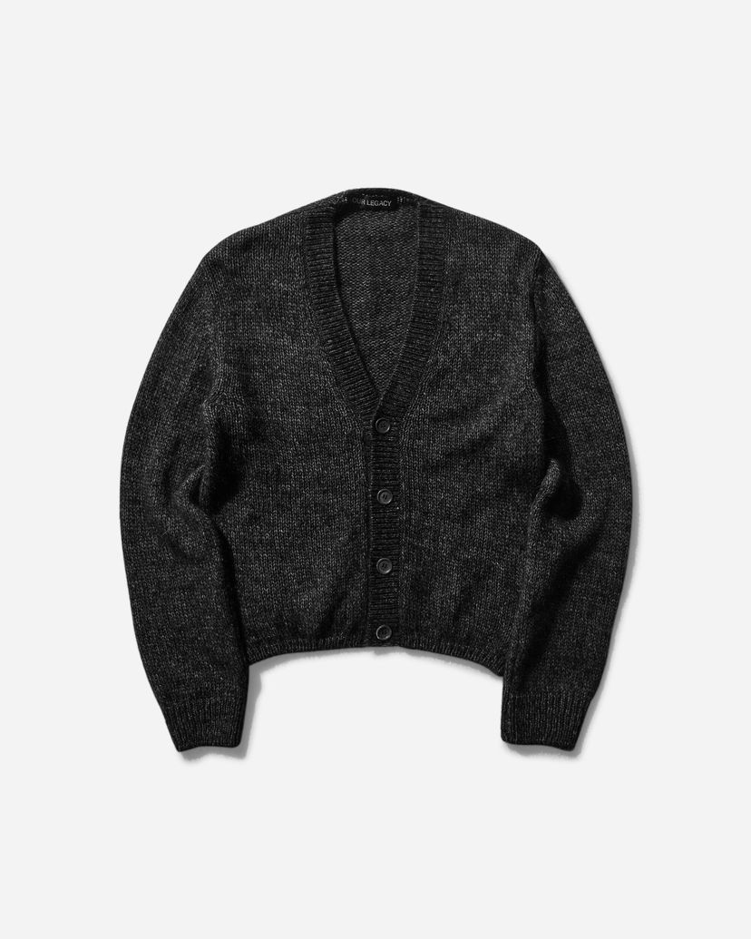 Pleteni pulover OUR LEGACY Academy Cardigan Črna | W4243AP PN