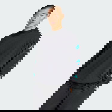 Pulover adidas Performance EQT Long Sleeve Graphic Tee Črna | JN4849, 0