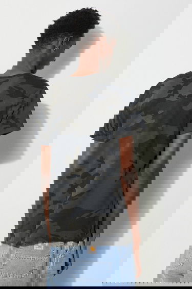 Majica Alpha Industries Basic T-Shirt Camo Print Zelena | 100501C.125, 3