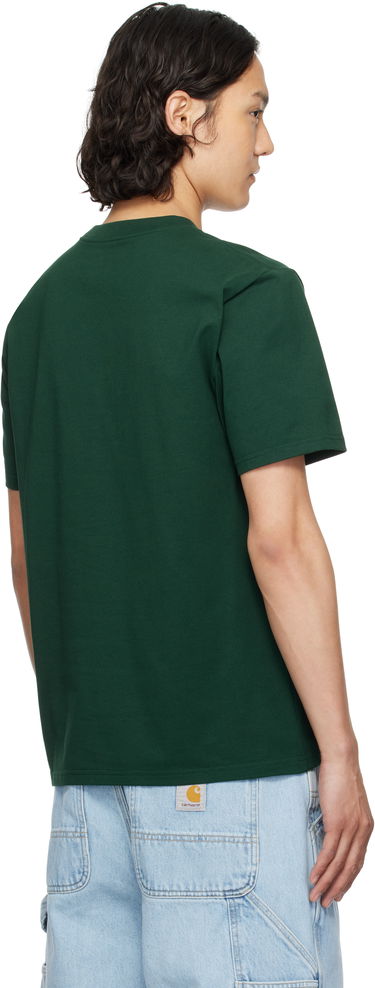 Majica Carhartt WIP Short Sleeve University Script T-Shirt Zelena | I034852, 2