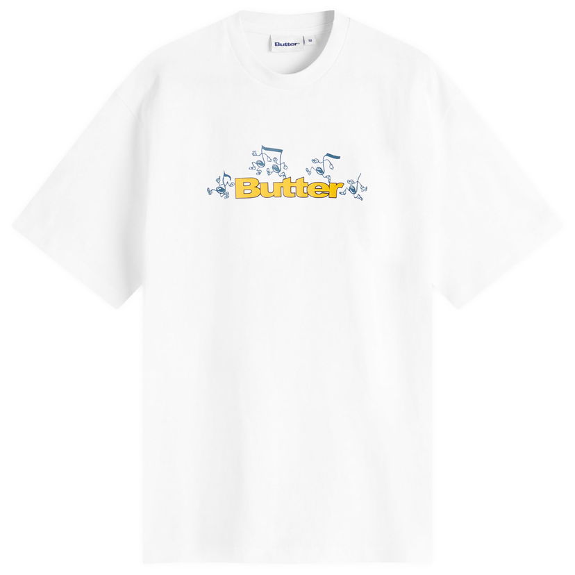 Majica Butter Goods Tempo Logo Graphic T-Shirt Bela | BG252100-WHT