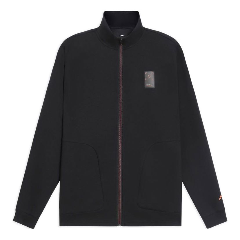 Vetrovka Li-Ning Training Jacket With Logo Patch Črna | AWDS787-2