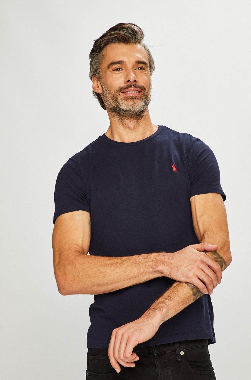 Majica Polo by Ralph Lauren Custom Fit Tee Mornarica | 710680785004, 0