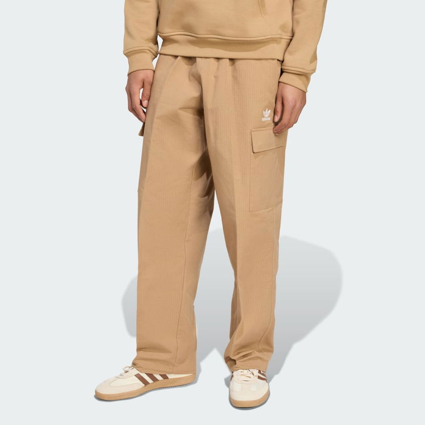 Cargo hlače adidas Performance Trefoil Essentials Woven Cargo Pants Bež | JX3912