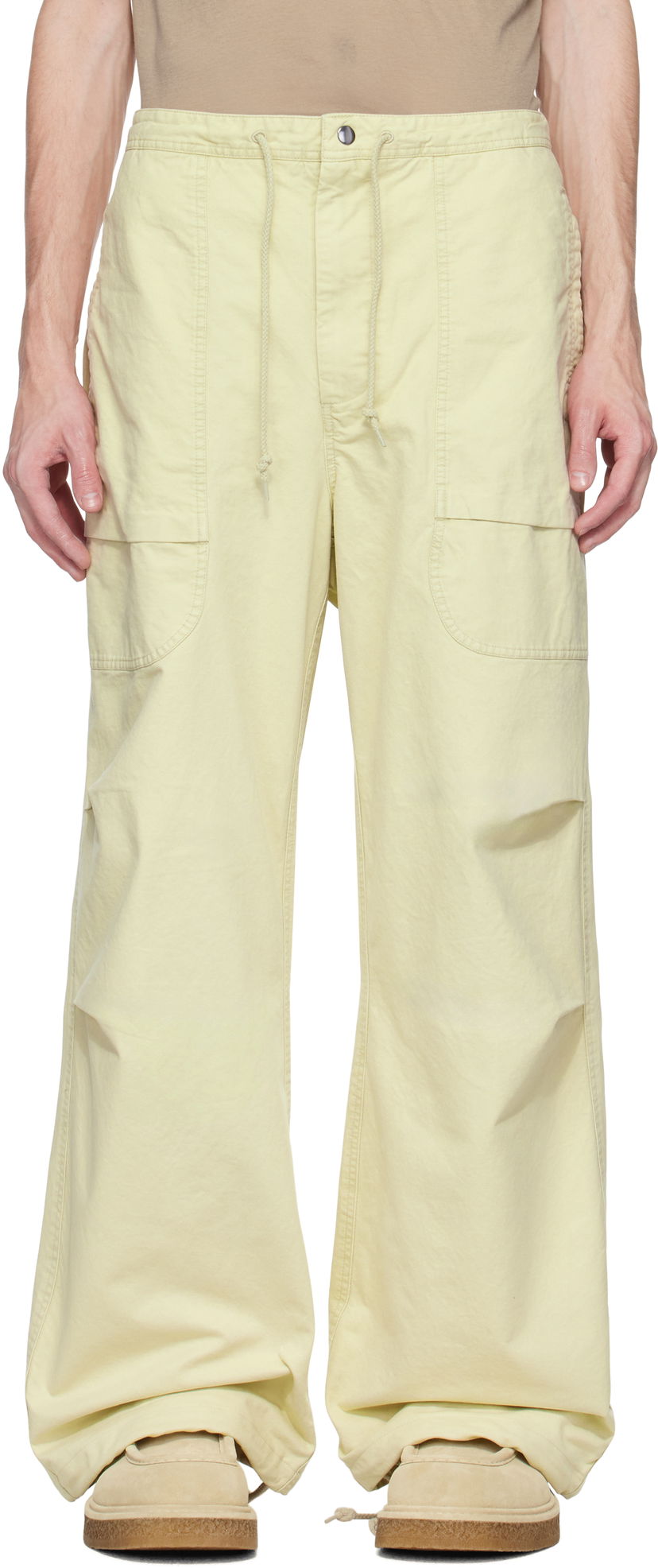 Cargo hlače Entire Studios Entire Studios Barren Cargo Trousers Rumena | ESU-S25-3021-OW