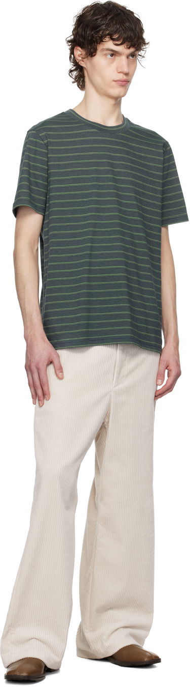 Majica A.P.C. A.P.C. Aymeric Striped T-Shirt Zelena | COHGX-H26132, 3