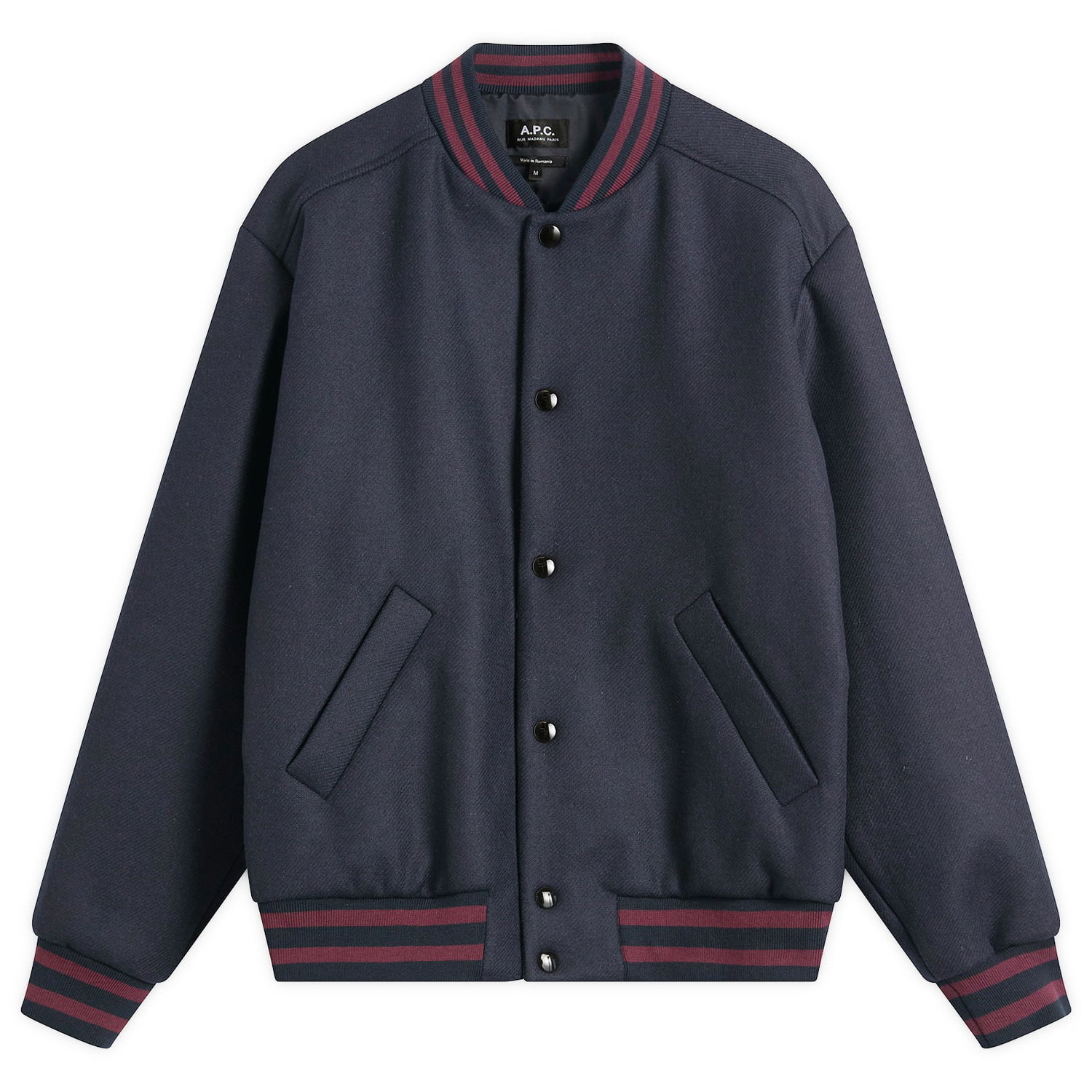 Bomber jakna A.P.C. Micky Varsity Jacket Mornarica | WVBEB-M02974-IAK, 1