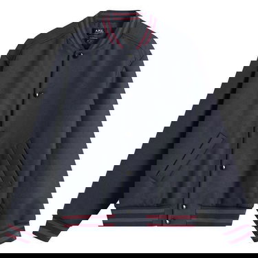 Bomber jakna A.P.C. Micky Varsity Jacket Mornarica | WVBEB-M02974-IAK, 1