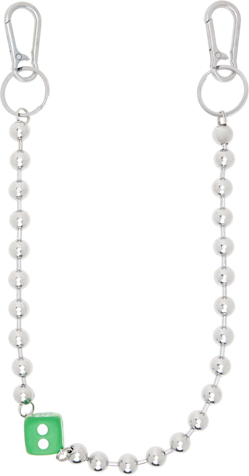 Obeski za ključe VEERT VEERT Ball Dice Wallet Chain Keychain Zelena | KEYCH5