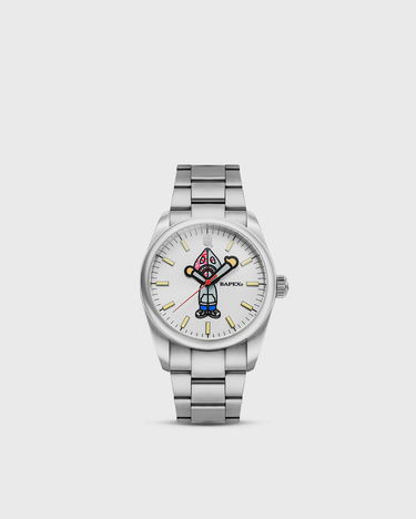 Ure BAPE Type 7 Bapex Shark Seijin Watch Kovinski | 001WHL801301MSVR, 1