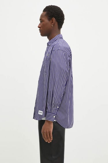 Srajce Neighborhood NEIGHBORHOOD Striped Regular Fit Shirt Lila | 242TSNH.SHM03, 1
