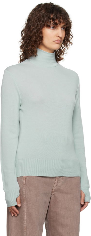 Pleteni pulover LEMAIRE Lemaire Seamless Turtleneck Sweater Zelena | TO1280 LK1032, 3