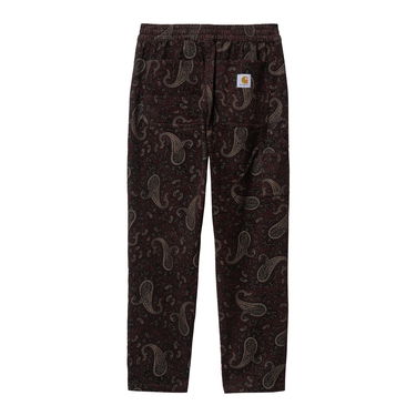 Hlače Carhartt WIP Flint Pant Paisley Print "Buckeye rinsed" Rjava | I029443_1U6_02, 5